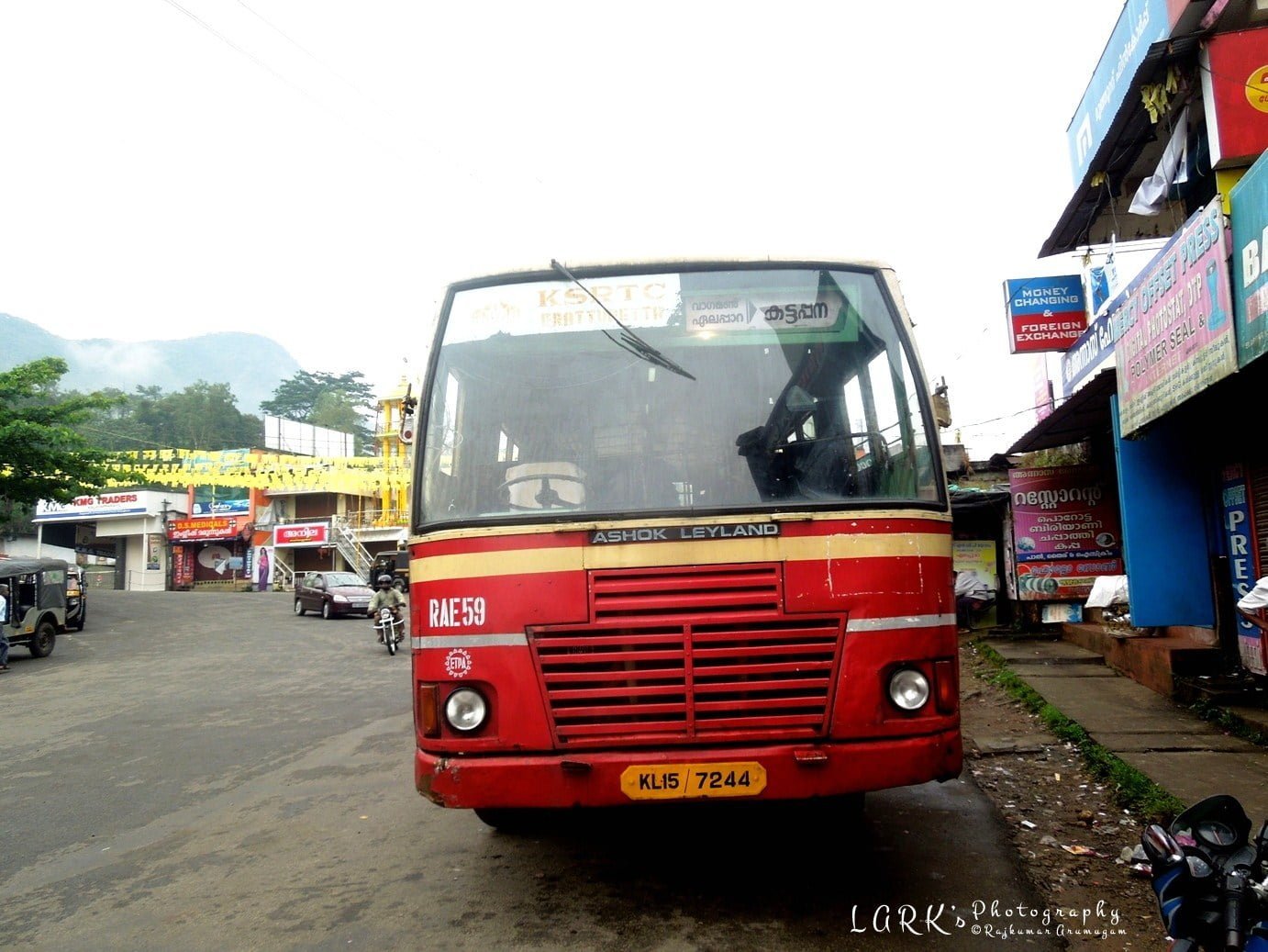 KSRTC RAE 59 Erattupetta to Kattappana Bus Timings