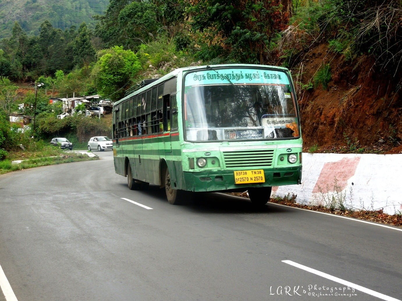 TNSTC TN 38 N 2570 Coimbatore to Woodlands Bus Timings 