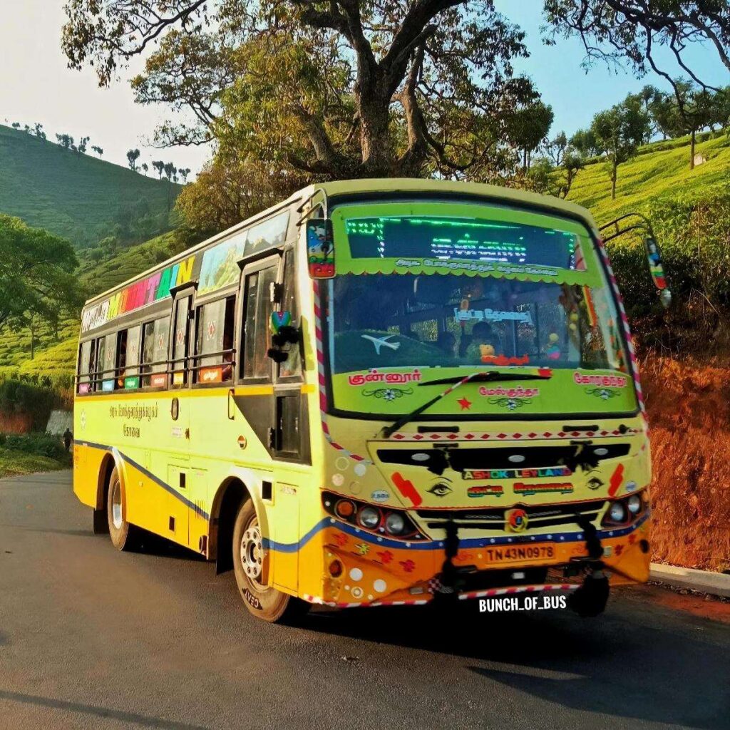 Coonoor to Korakundah Bus Timings - TNSTC TN 43 N 0978