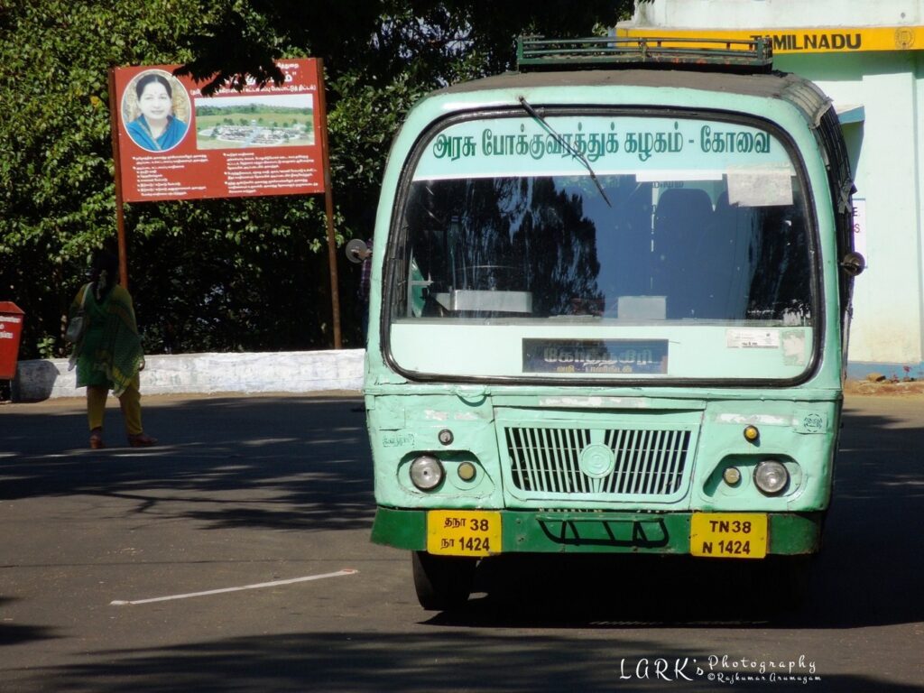 TNSTC TN 38 N 1424 Kotagiri - Kodanad View Point