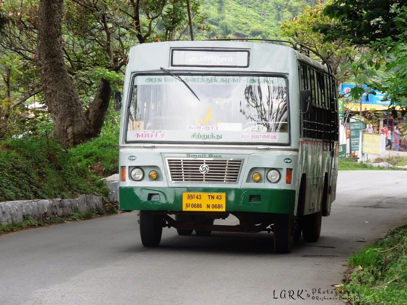 TNSTC TN 43 N 0686 Mettupalayam to Kappachi Bus Timings via Coonoor, Kenthorai