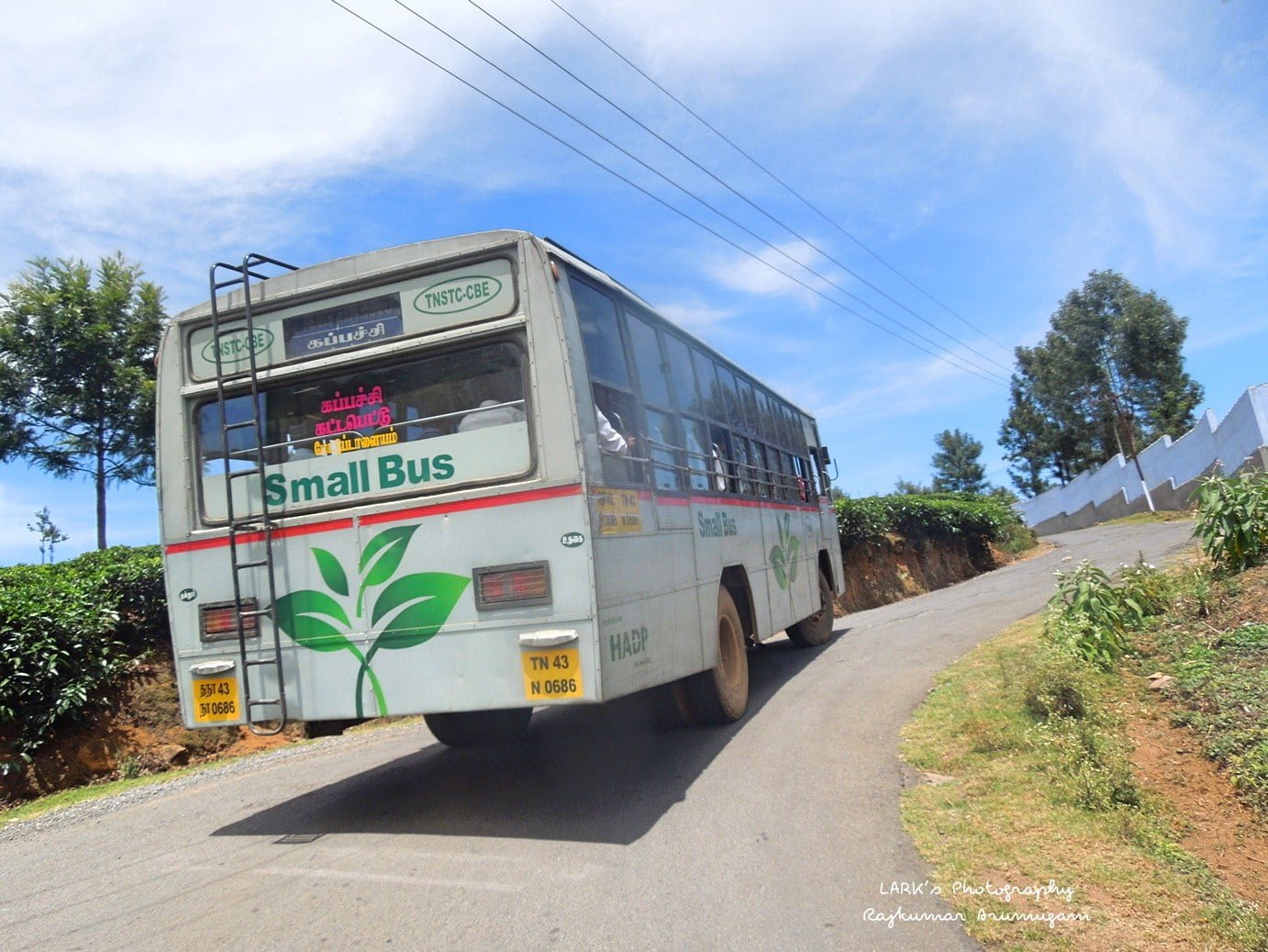 TNSTC TN 43 N 0686 Mettupalayam to Kappachi Bus Timings via Coonoor, Kenthorai