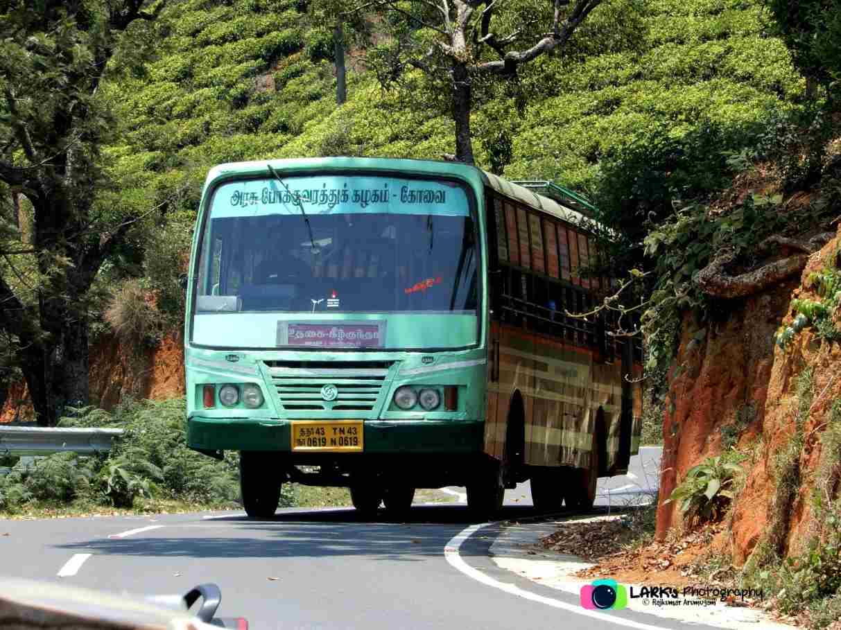 Ooty to Kilkundah Bus Timings - TNSTC TN 43 N 0619