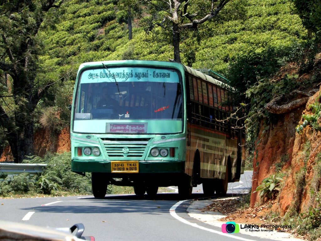 TNSTC Ooty to Kilkundah Bus Timings - TN 43 N 0619