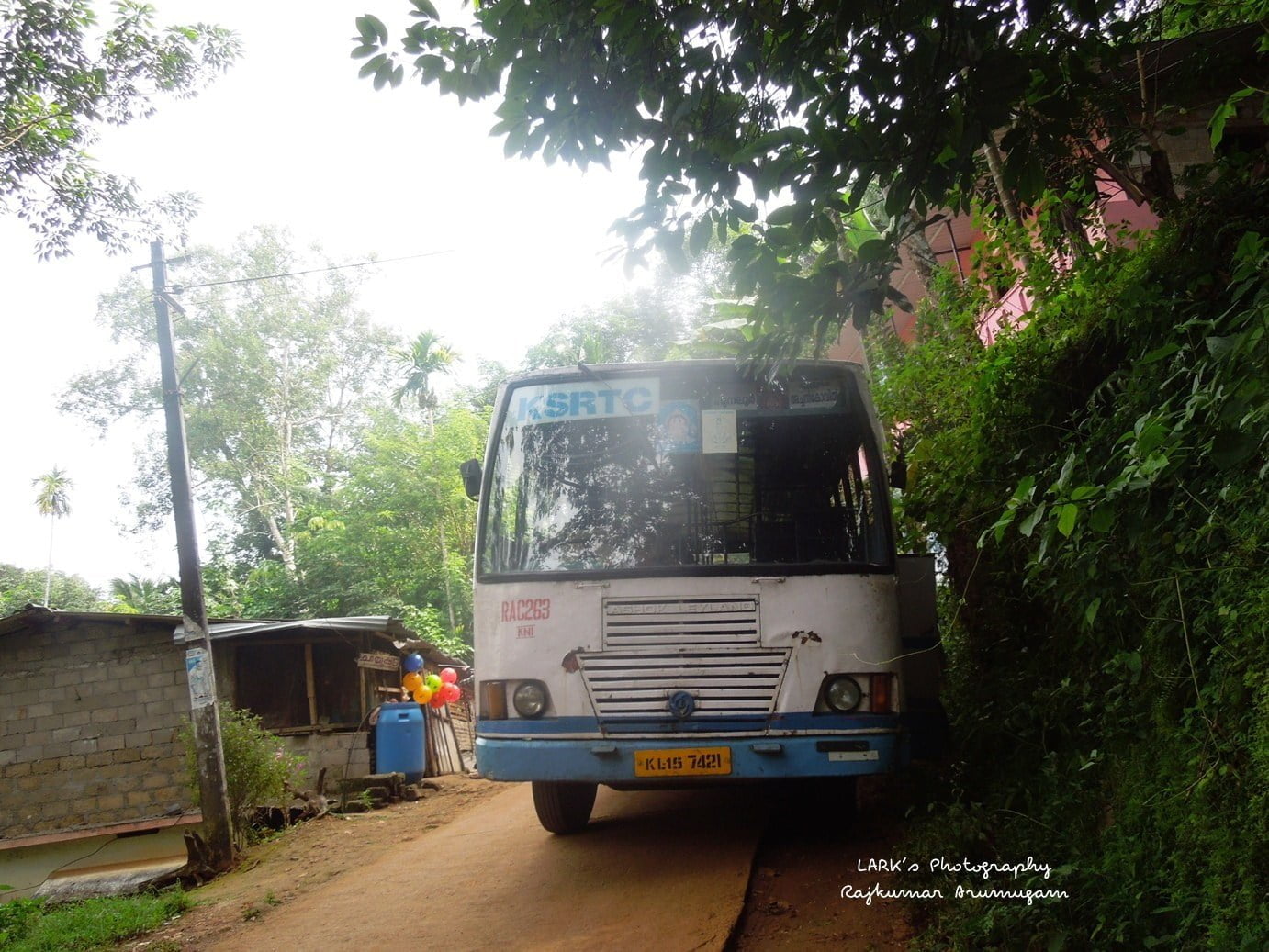 KSRTC RAC 263 Achankovil to Punalur Bus Timings