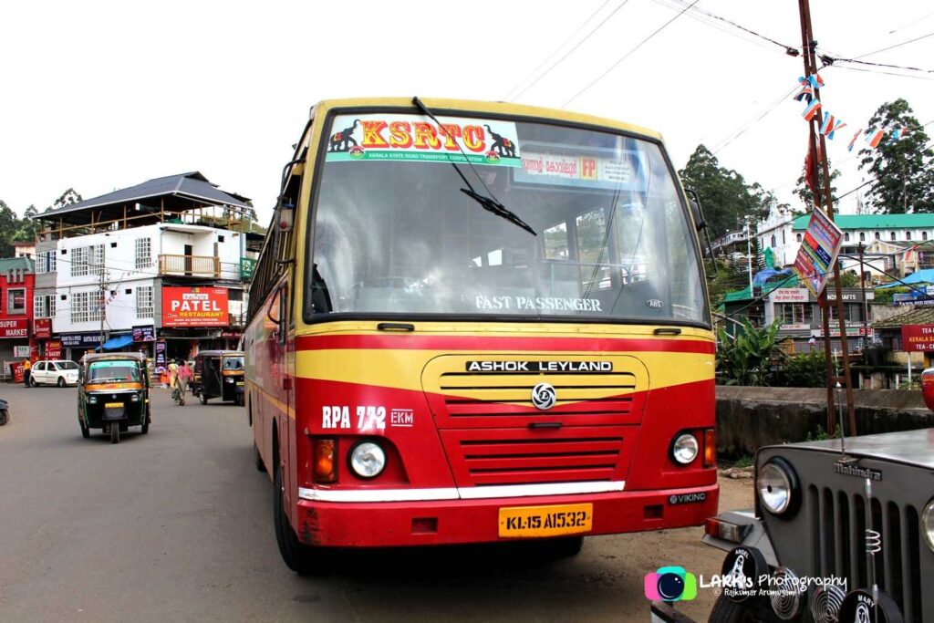 Ernakulam to Koviloor Bus Timings (Vattavada) - KSRTC Bus Schedule - KSRTC RPA 772