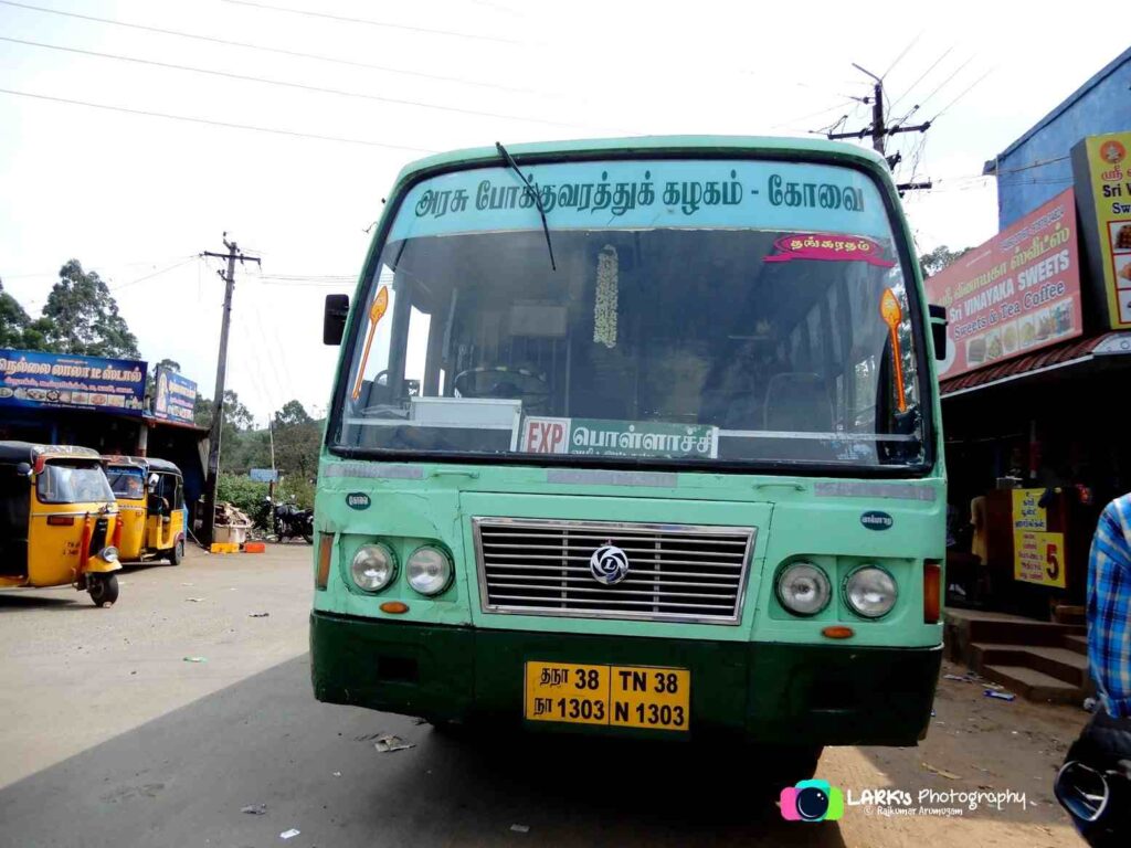 Pollachi to Valparai Bus Timings - TNSTC Bus Schedule