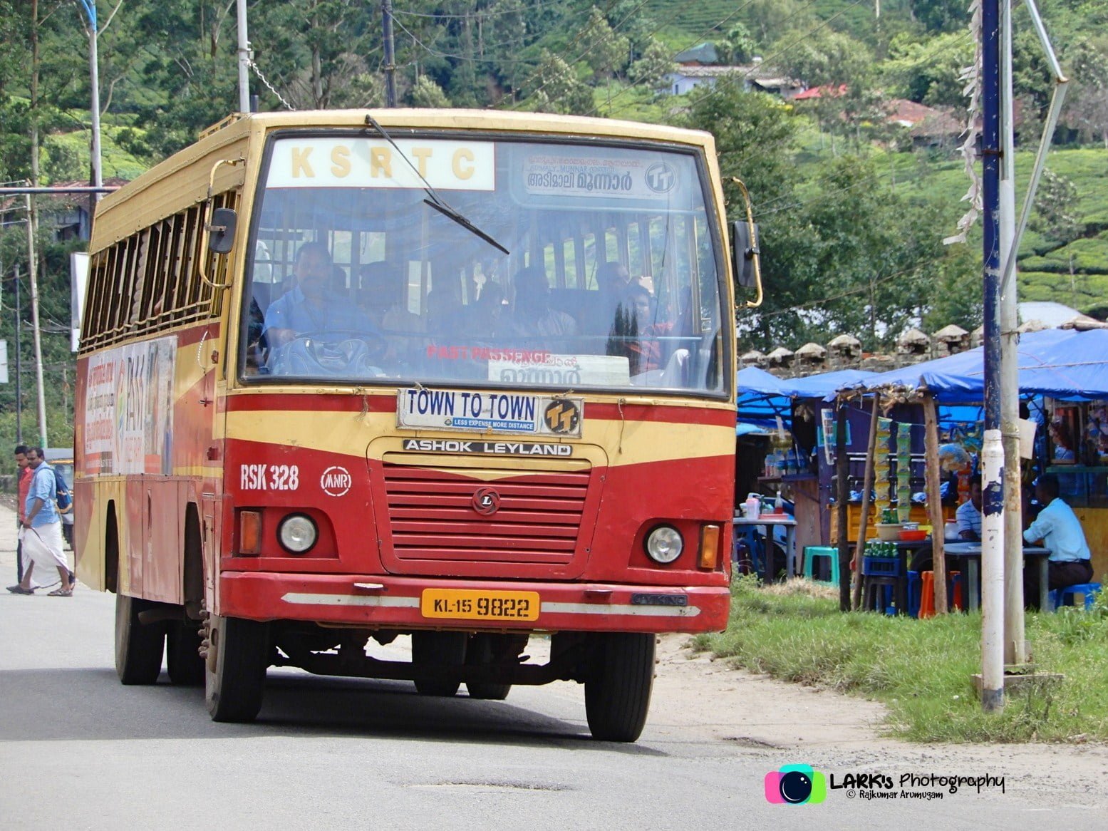 KSRTC RSK 328 Muniyara to Kottayam Bus Timings & Munnar to Muniyara Bus Timings 