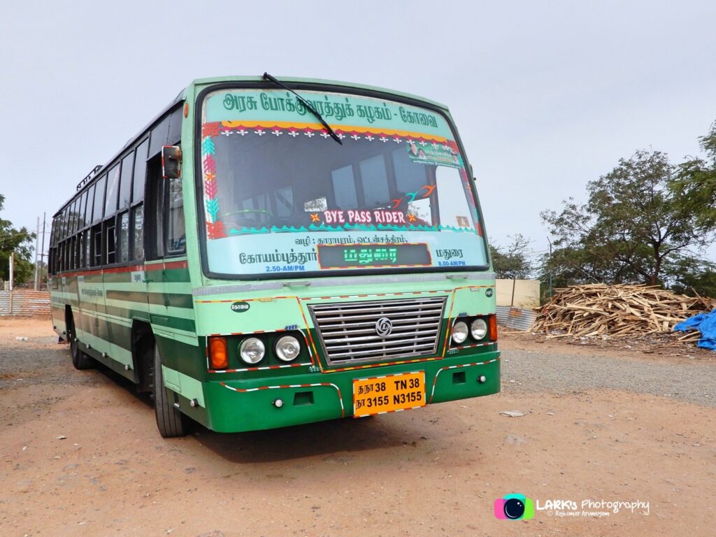 TNSTC TN 38 N 3155 Coimbatore - Madurai