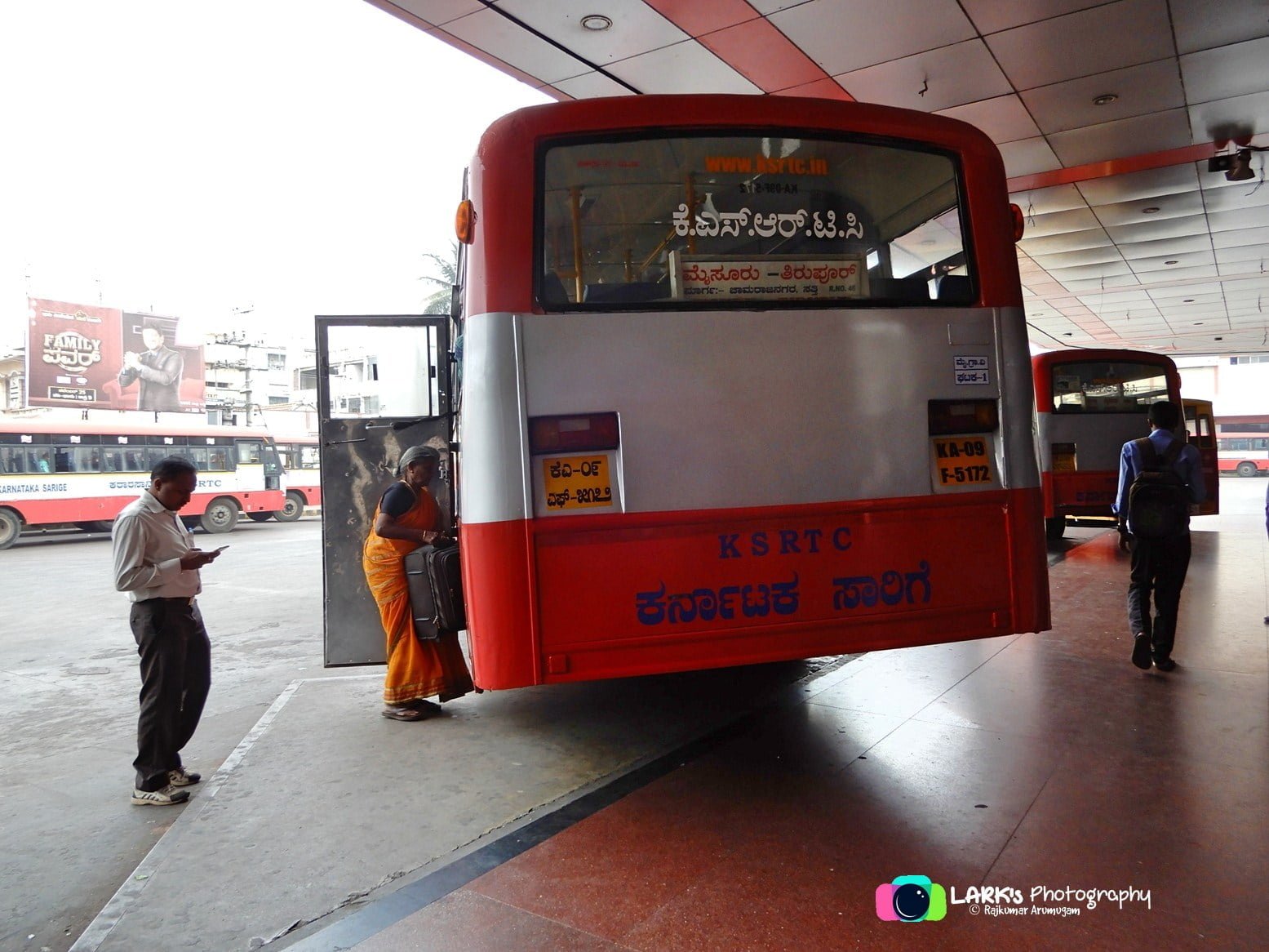 KSRTC KA-09-F-5172 Mysore to Tiruppur Bus Timings