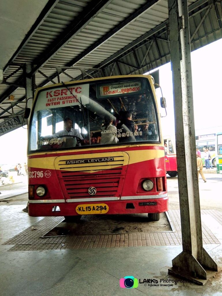 KSRTC Kerala Bus Timings from Coimbatore - Ukkadam Bus Stand