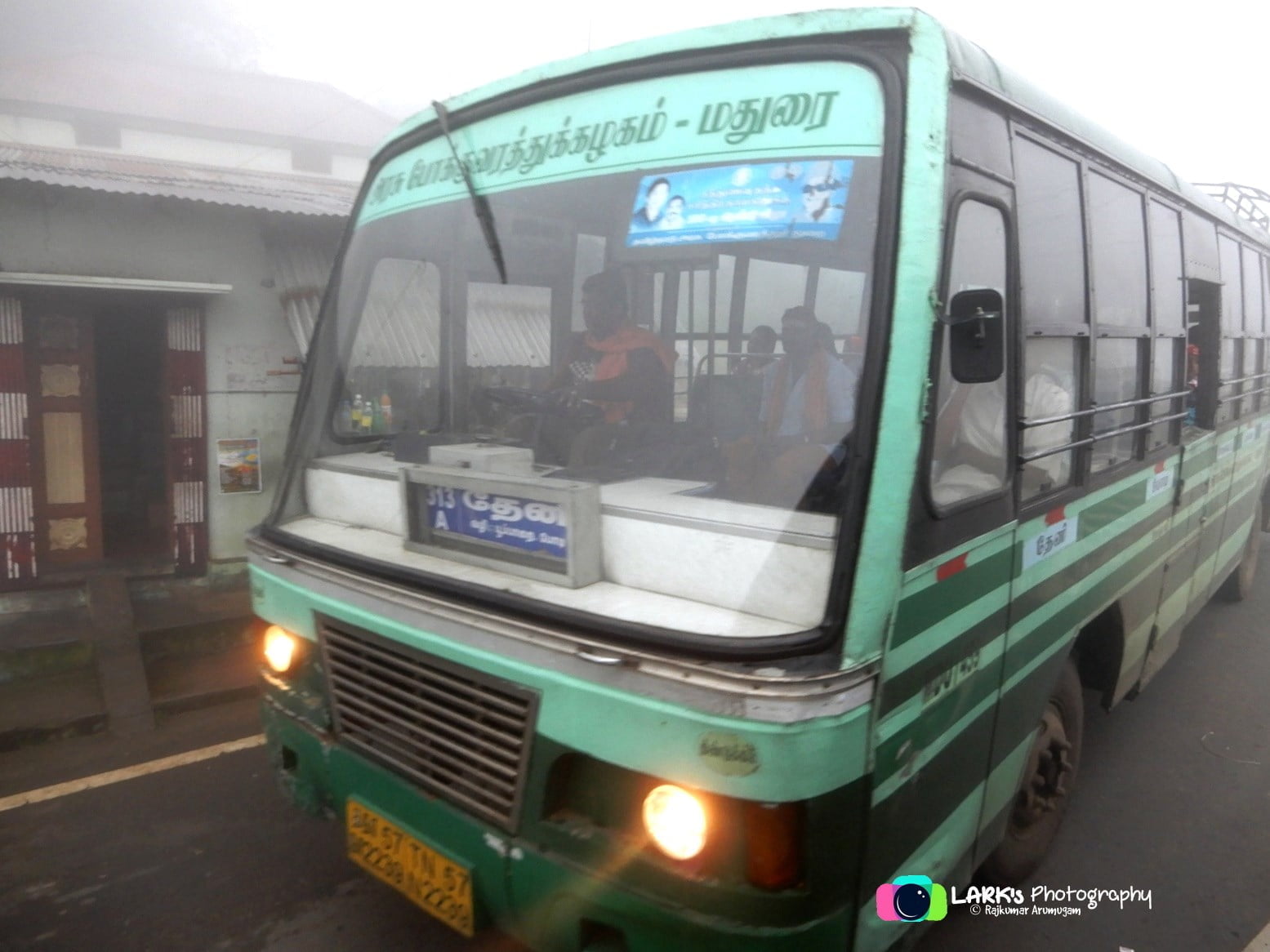 TNSTC TN 57 N 2239 Theni to Kajanaparai Bus Timings 