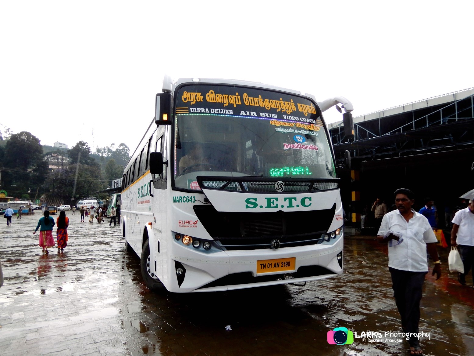SETC Bus Timings from Ooty Bus Stand