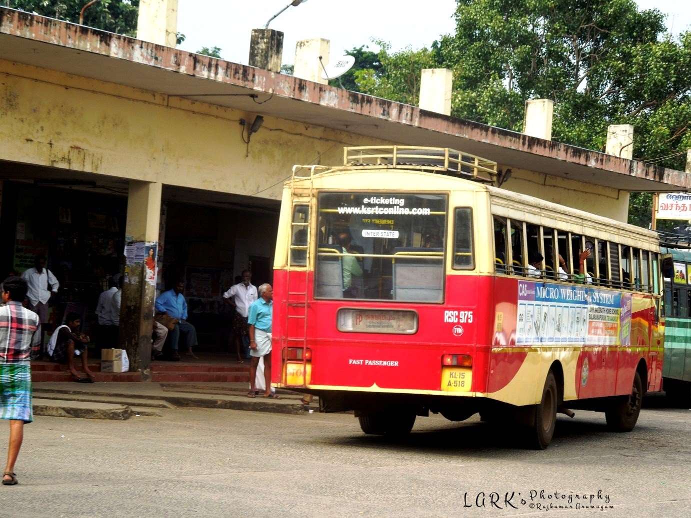 Kerala KSRTC Bus Timings from Tenkasi Bus Stand