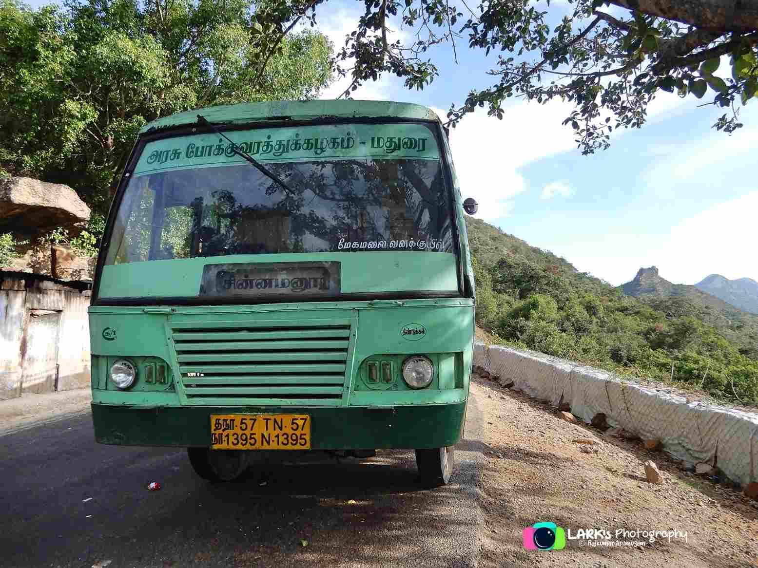 Chinnamanur to Iravangalar Bus Timings - TNSTC TN 57 N 1395