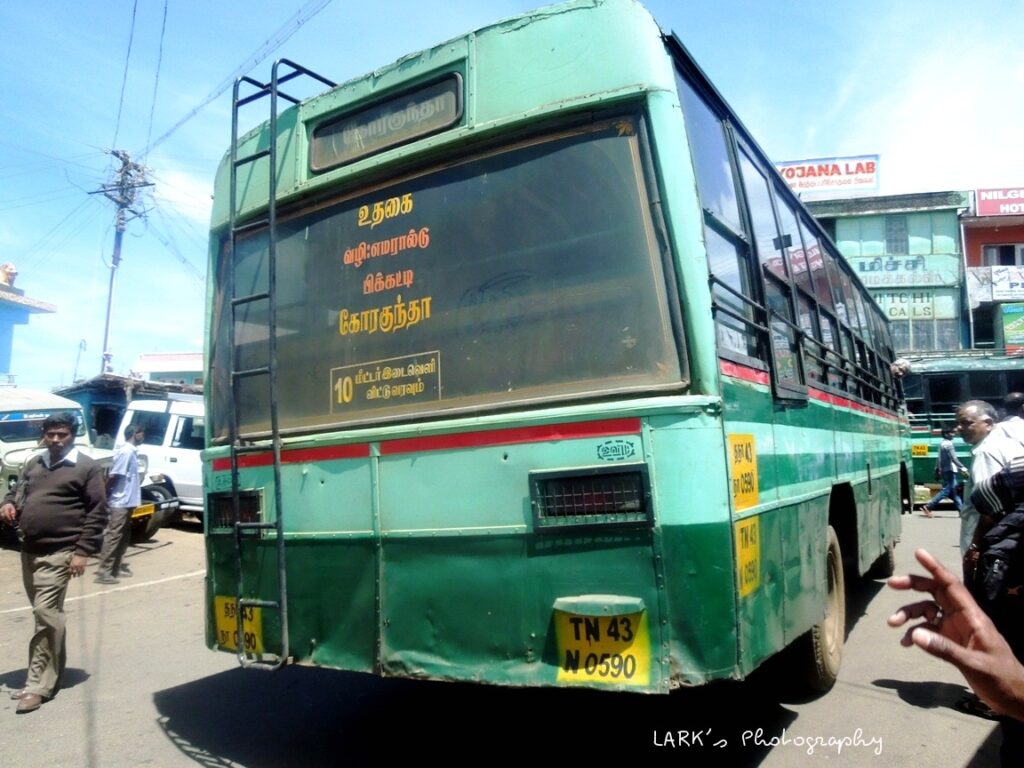 TNSTC TN 43 N 0590 Ooty - Korakundah