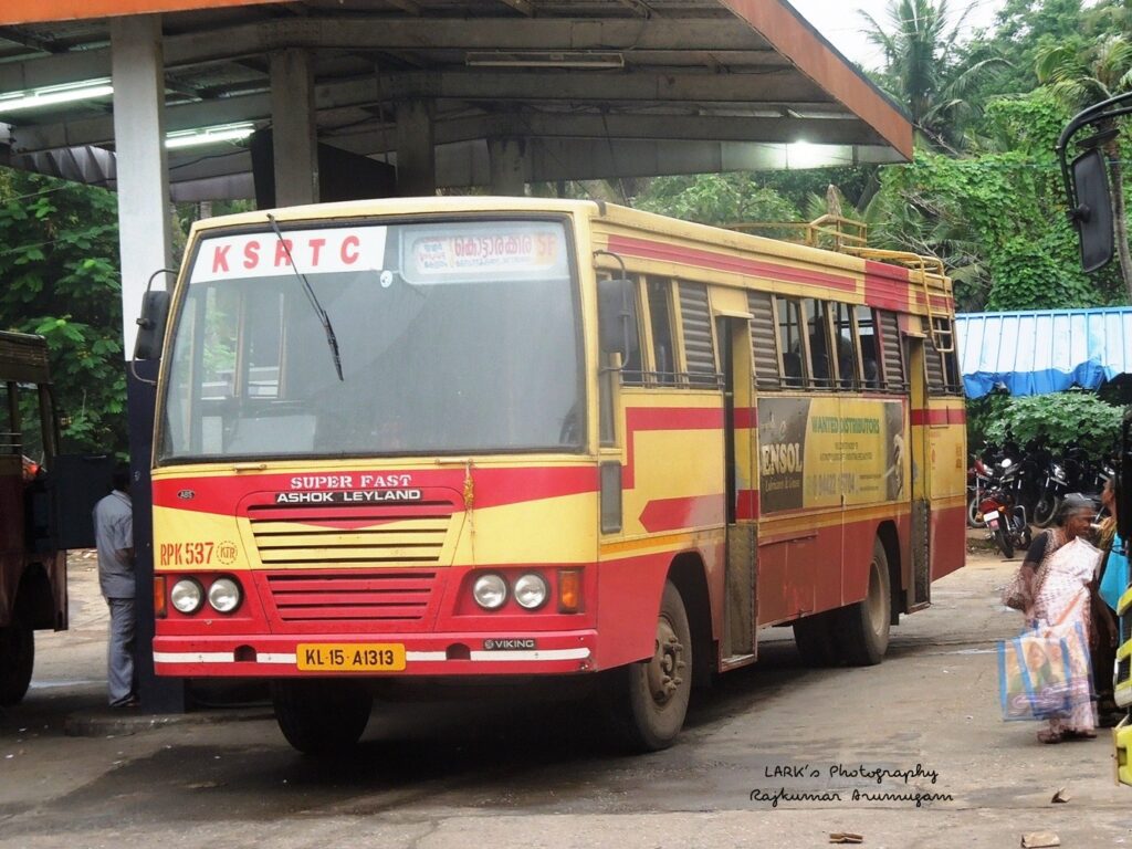 KSRTC RPK 537 Coimbatore - Kottarakkara