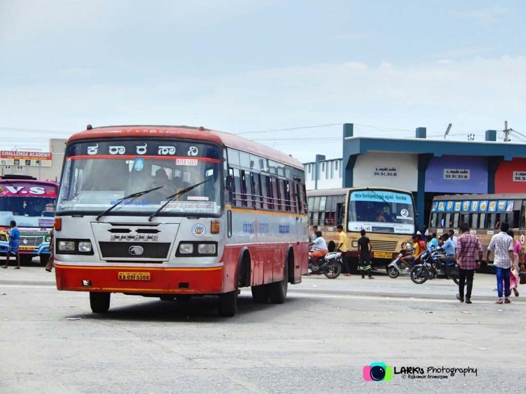 KSRTC KA-09-F-5308 Erode - Mysore - Hunsur