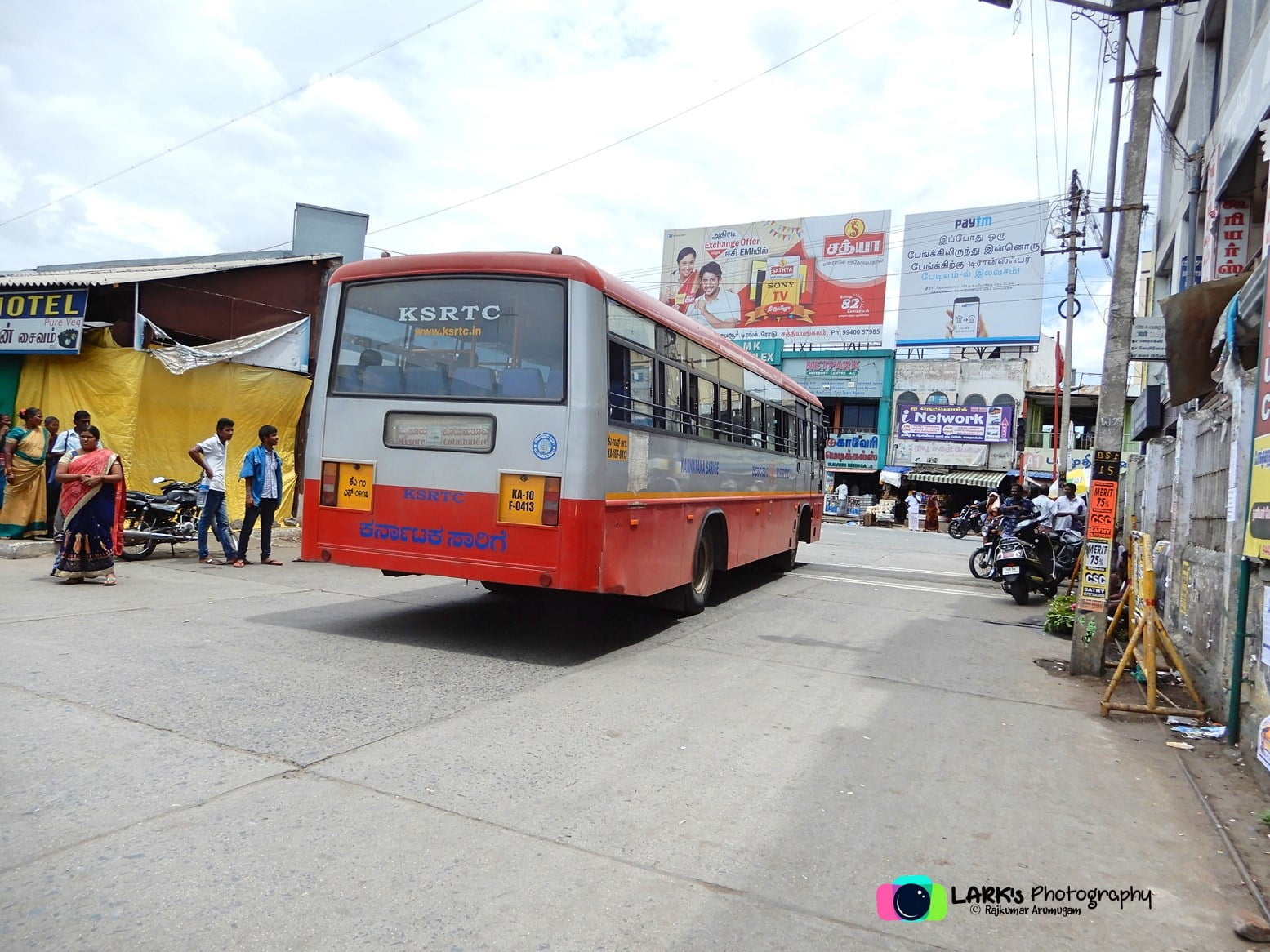 KSRTC KA-10-F-0413 Coimbatore to Mysore Bus Timings 