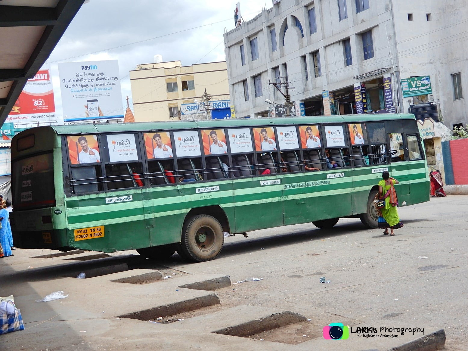 TNSTC TN 33 N 2602 Sathyamangalam to Kadaganalli Bus Timings via Kadambur 