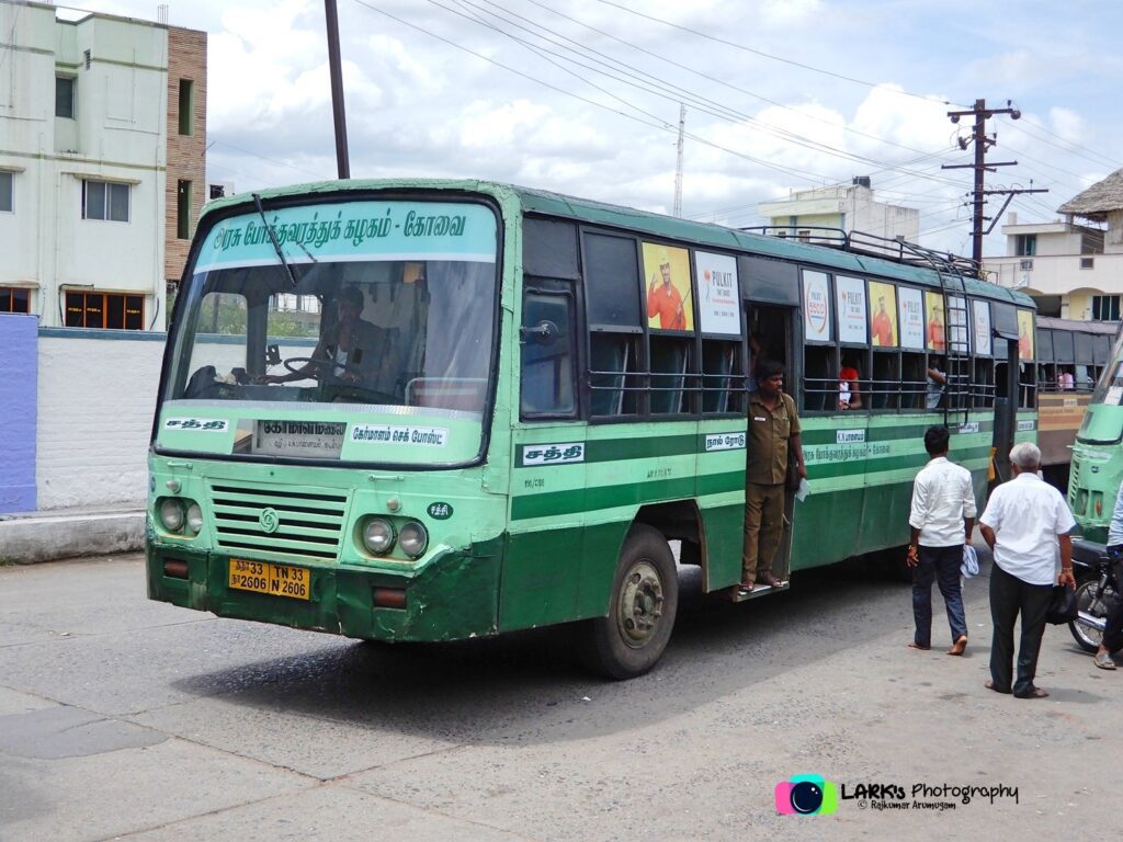 TNSTC TN 33 N 2606 Sathy - Germalam Checkpost