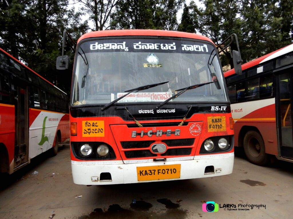 KSRTC-NEKRTC KA-37-F-0710 Chikkamagaluru - Gangavathi