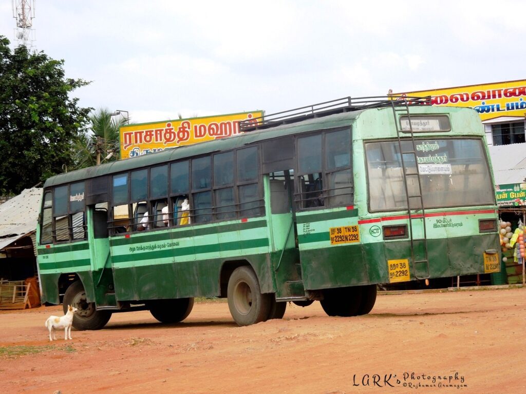 TNSTC TN 38 N 2292 Coimbatore - Mettupalayam - Badrakaliamman Temple