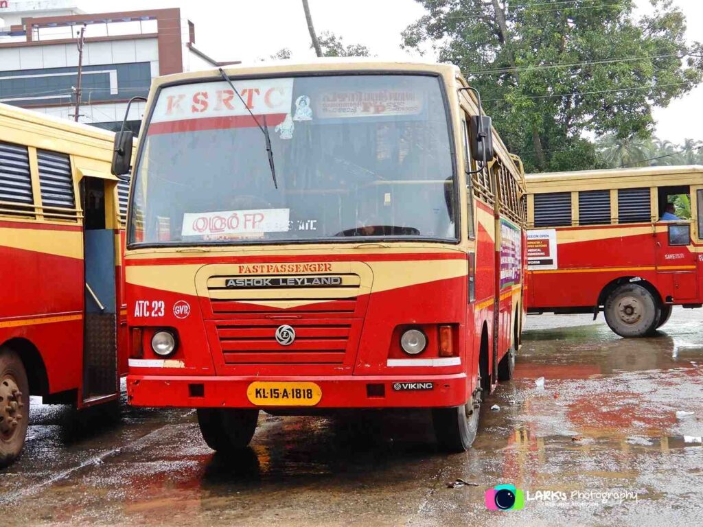 Kerala KSRTC Bus Timings from Palani