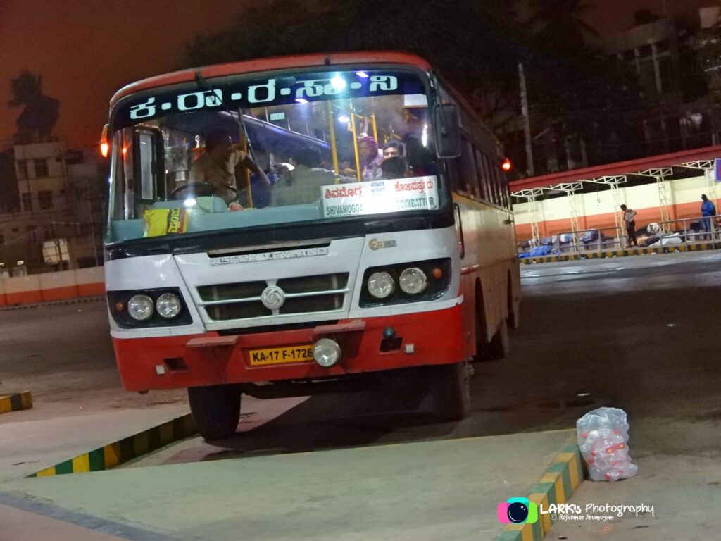 KSRTC KA-17-F-1726 Coimbatore - Shivamogga