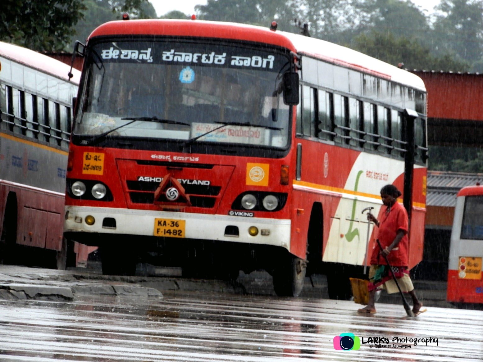 KSRTC-NEKRTC KA-36-F-1482 Dharmasthala - Raichur