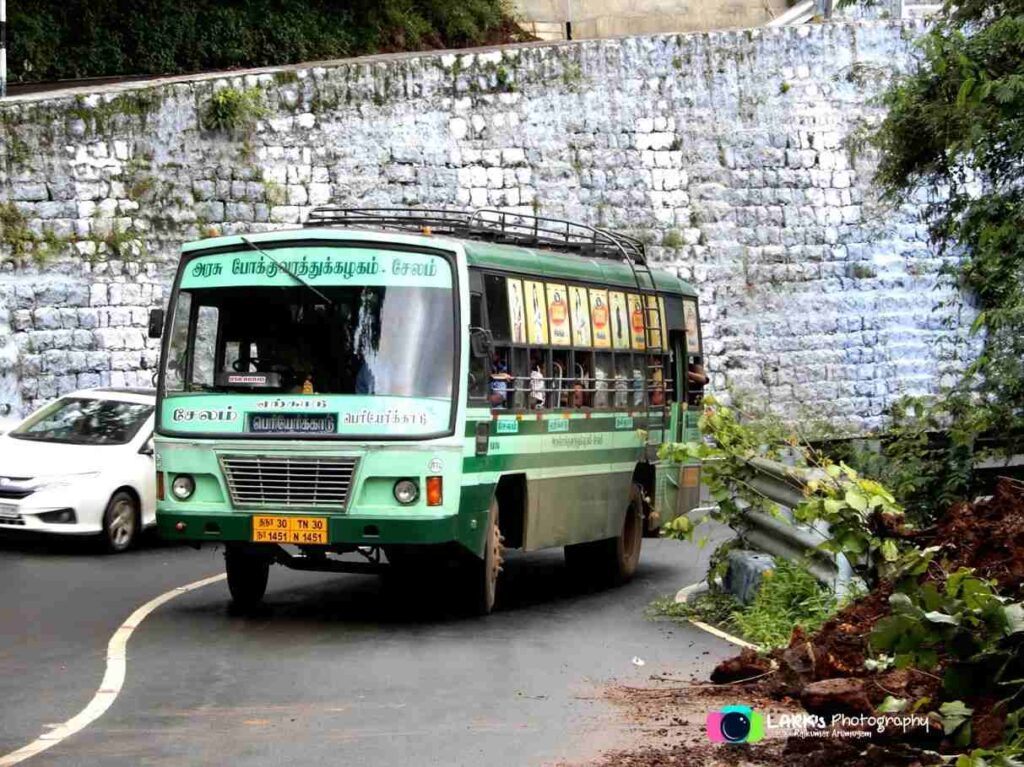 Salem to Periyerikadu Bus Timings - TNSTC TN 30 N 1451