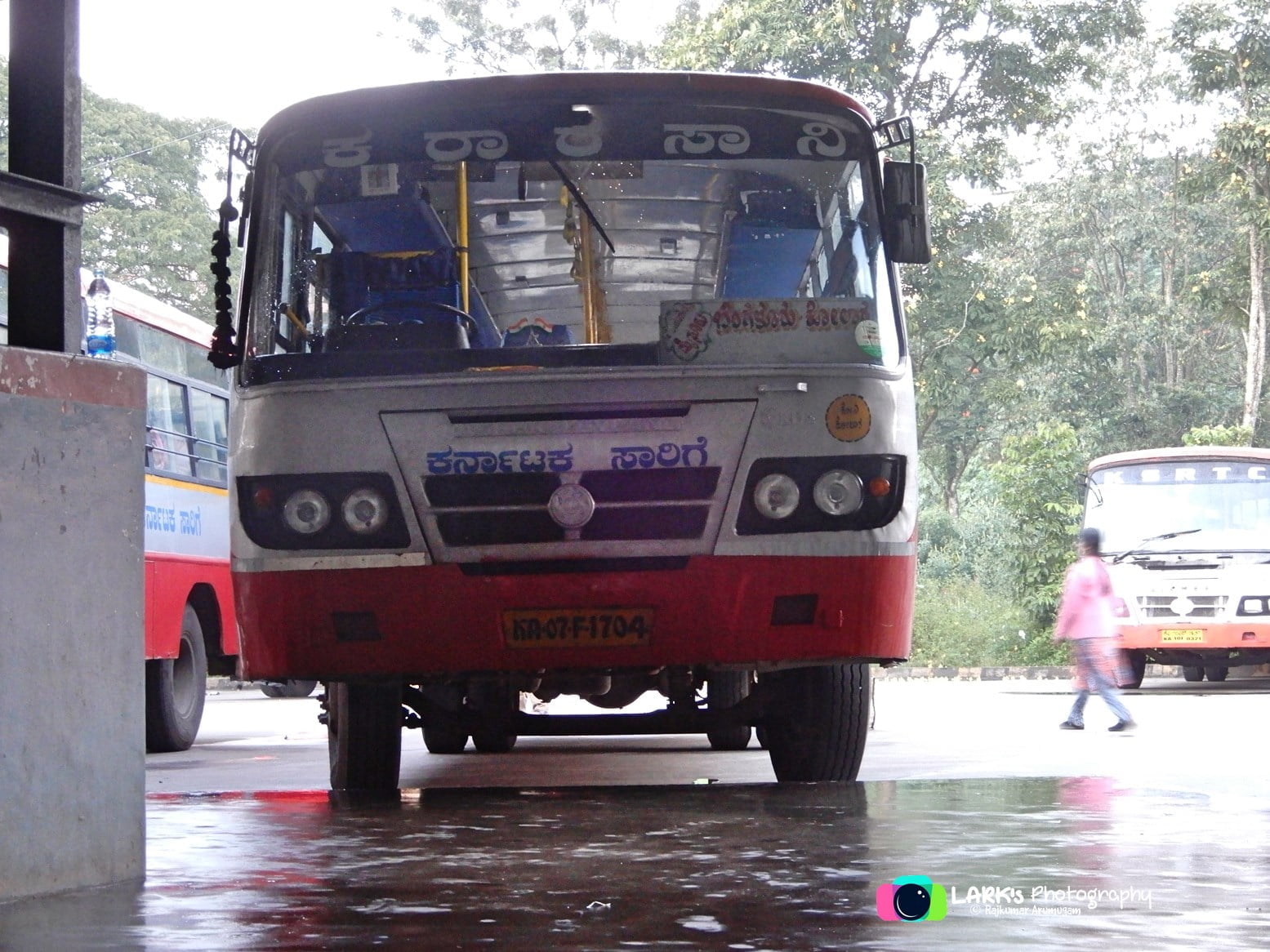 KSRTC KA-07-F-1704 Virajpet to Kolar Bus Timings 