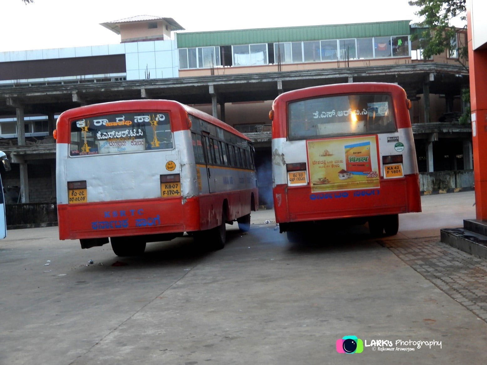 KSRTC KA-07-F-1704 Virajpet to Kolar Bus Timings 