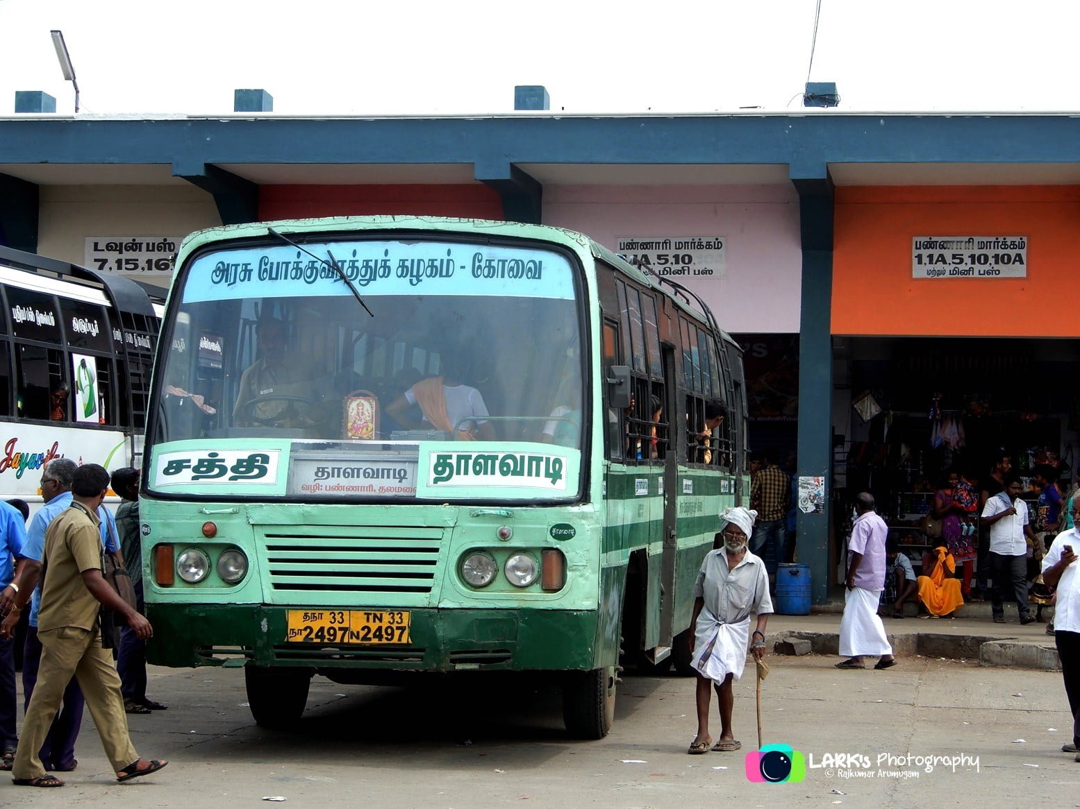 TNSTC TN 33 N 2497 Sathy - Thalamalai - Thalavadi Bus Timings 