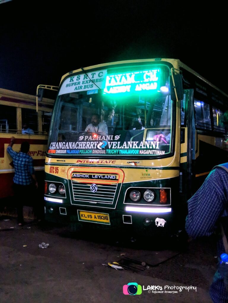 KSRTC ATC 95 Changanassery - Velankanni