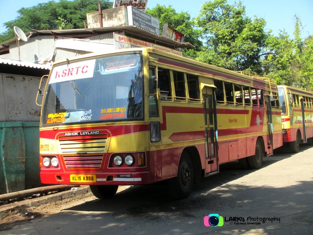 KSRTC RPK 270 Coimbatore - Alappuzha