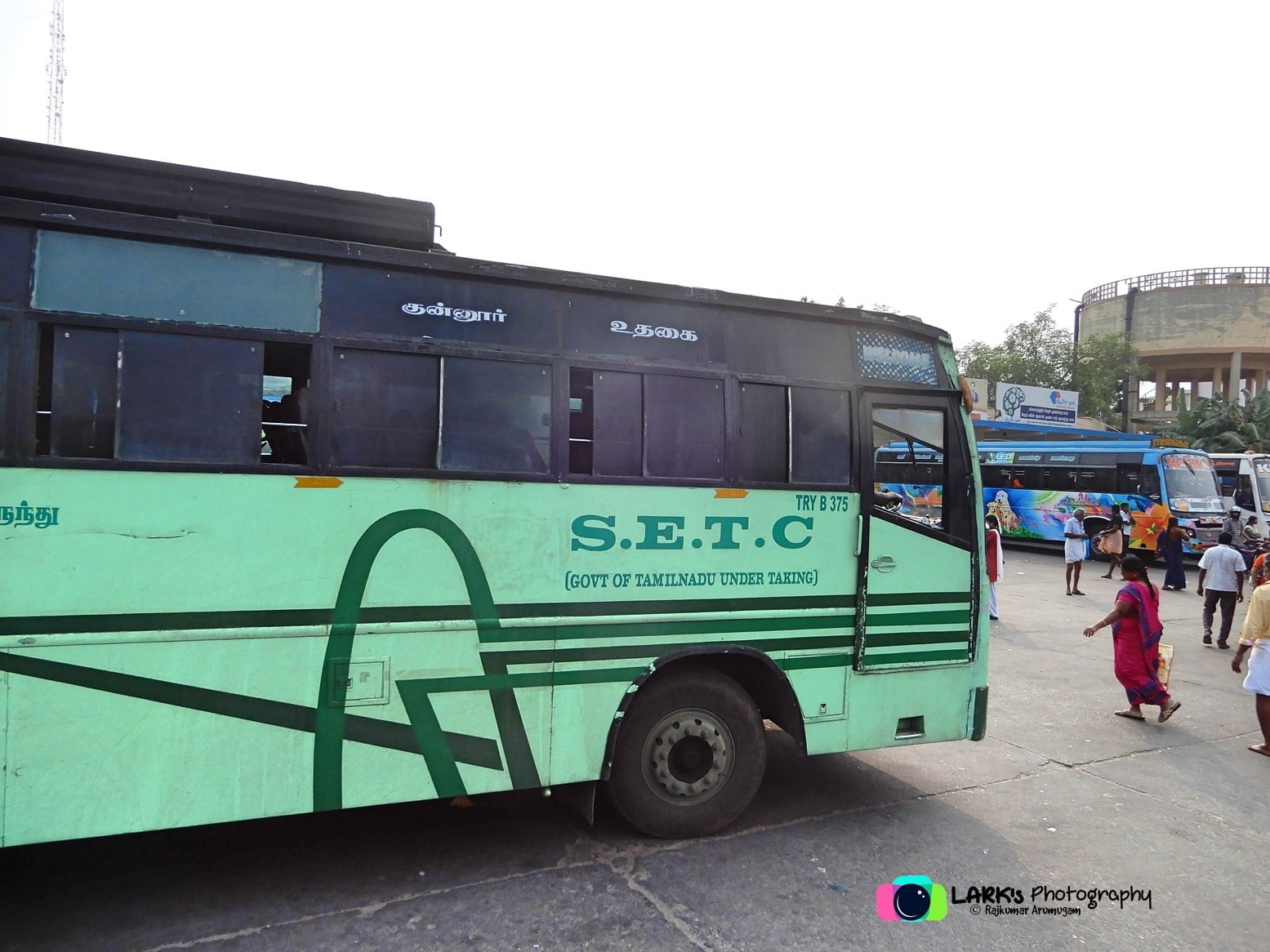 SETC TRY B375 Ooty to Trichy Bus Timings 