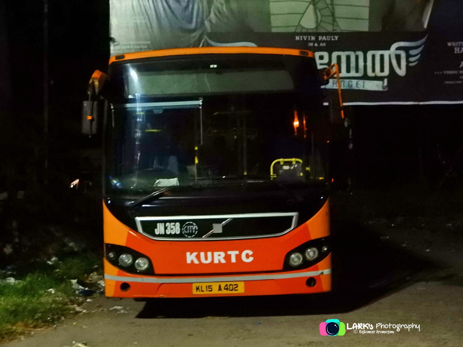 KSRTC - KURTC JN 358 Ernakulam to Thiruvananthapuram Bus Timings