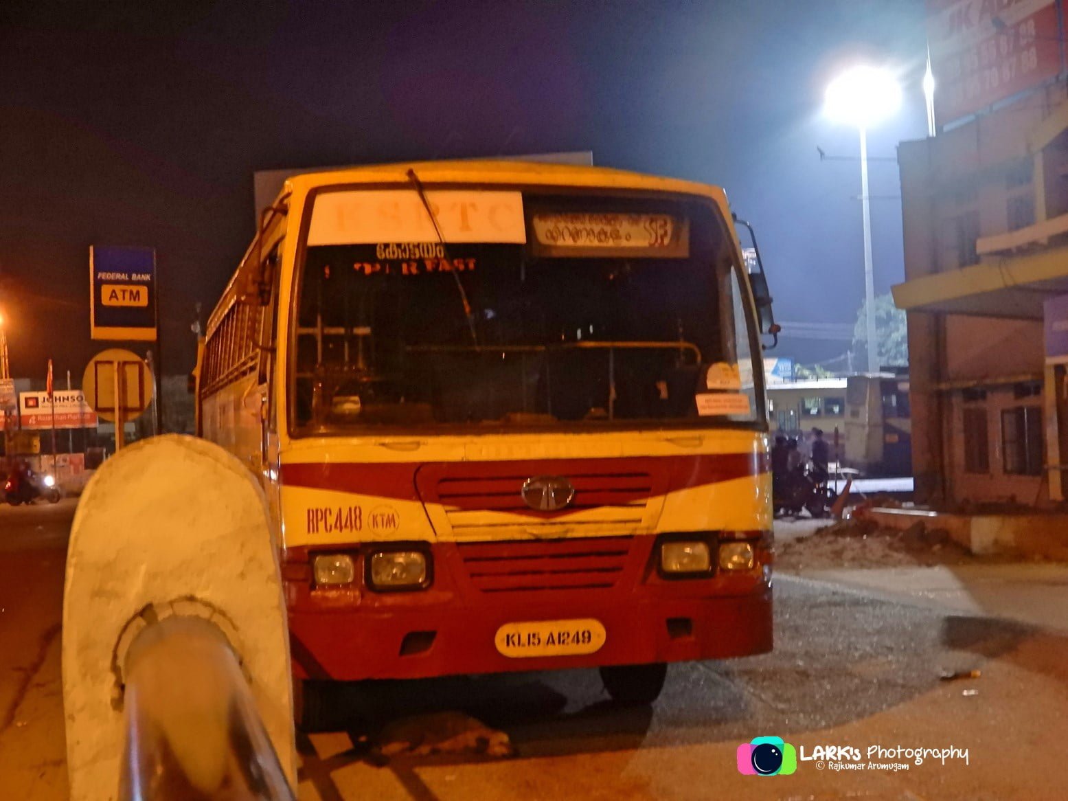 KSRTC RPC 448 Kottayam to Ernakulam Bus Timings 