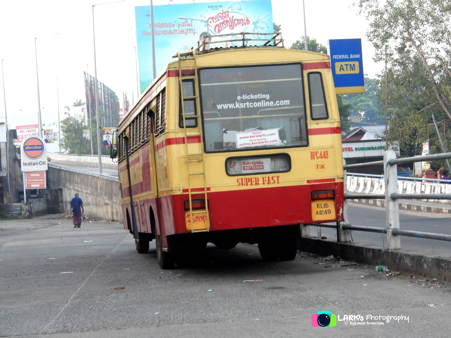 KSRTC RPC 448 Kottayam to Ernakulam Bus Timings 