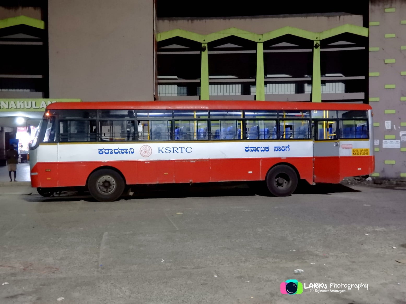 KSRTC KA-13-F-2346 Hassan to Ernakulam Bus Timings 