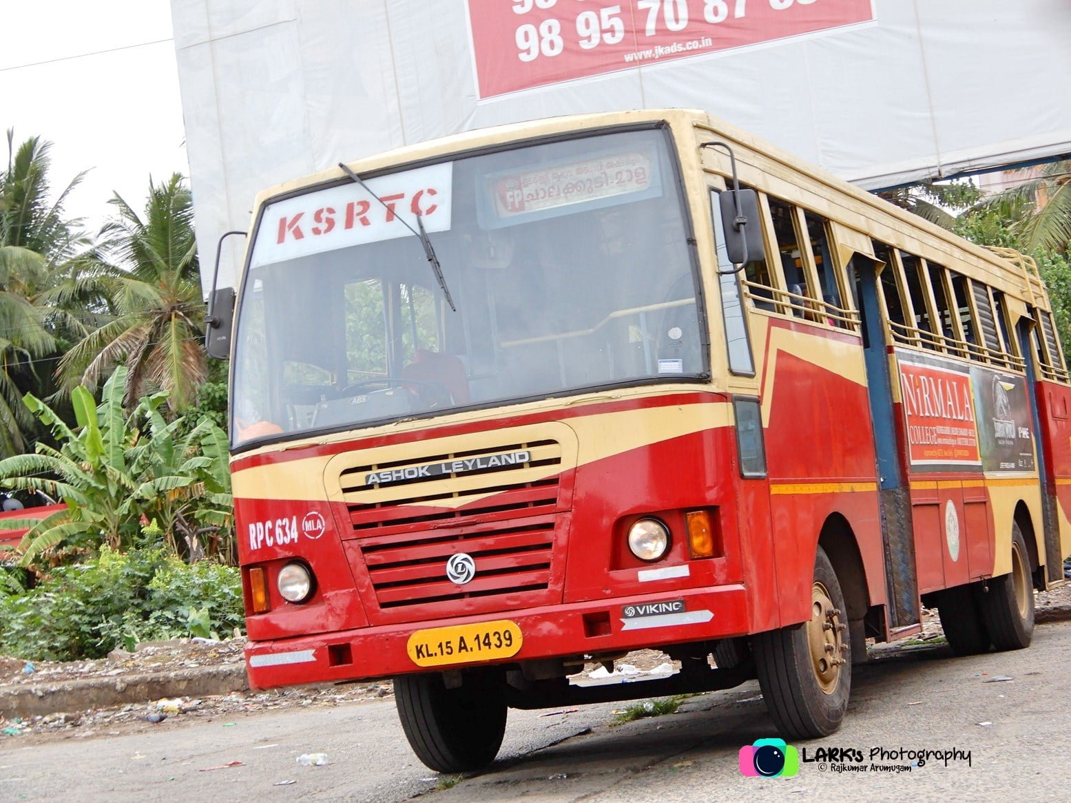 KSRTC RPC 634 Mala to Kozhikode Bus Timings