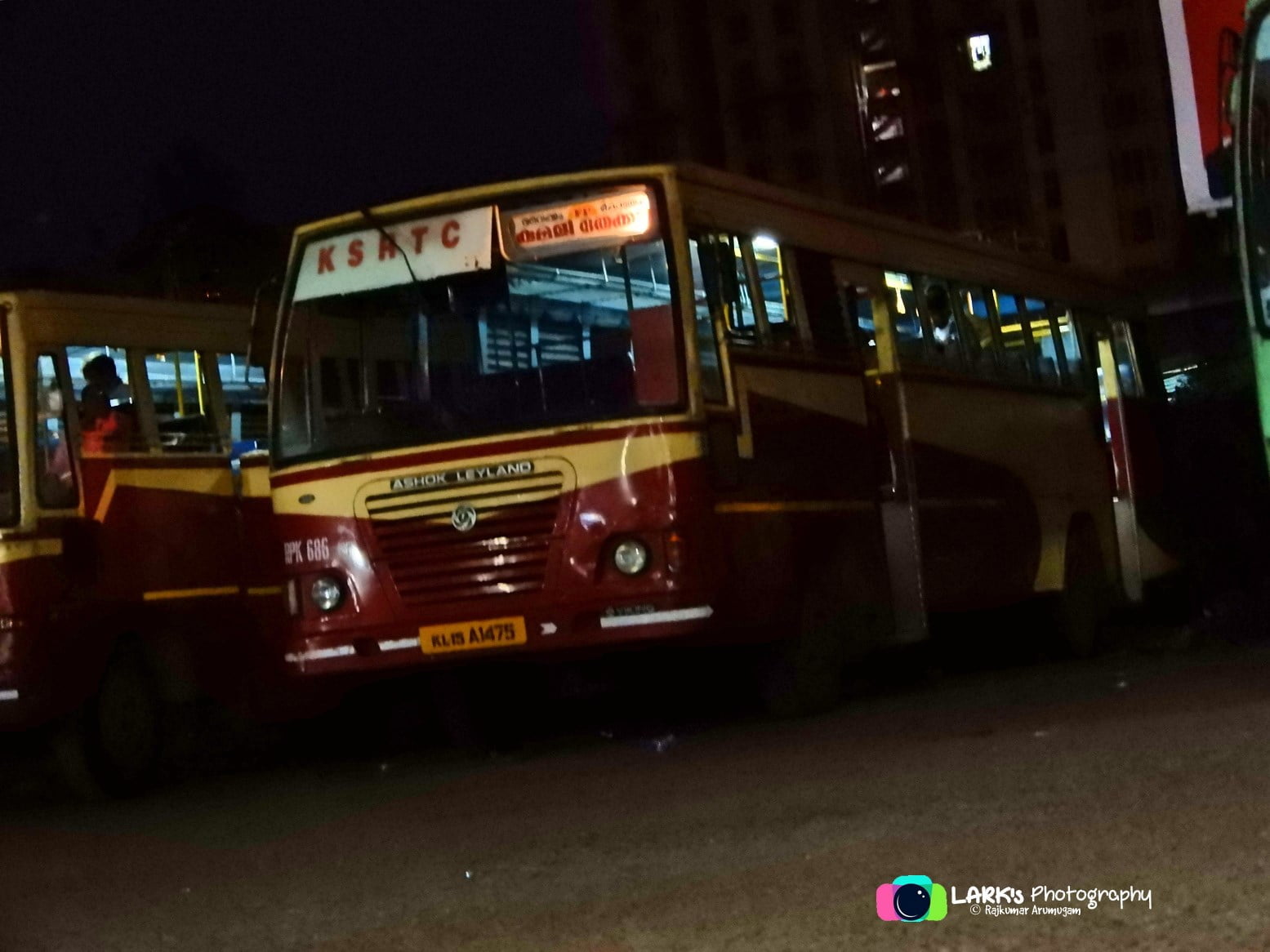 KSRTC RPK 686 Ernakulam to Thekkady Bus Timings via Kumily 