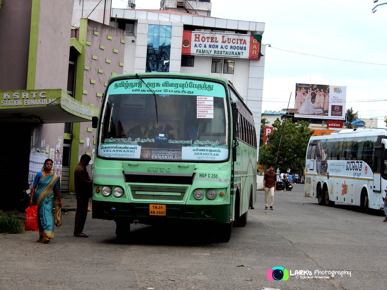 SETC TN 01 AN 0941 NGP C250 Velankanni - Ernakulam Bus Timings