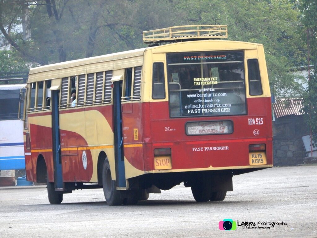 KSRTC [RPA525] Chalakudy - Kottayam - Kozhikode Bus Timings