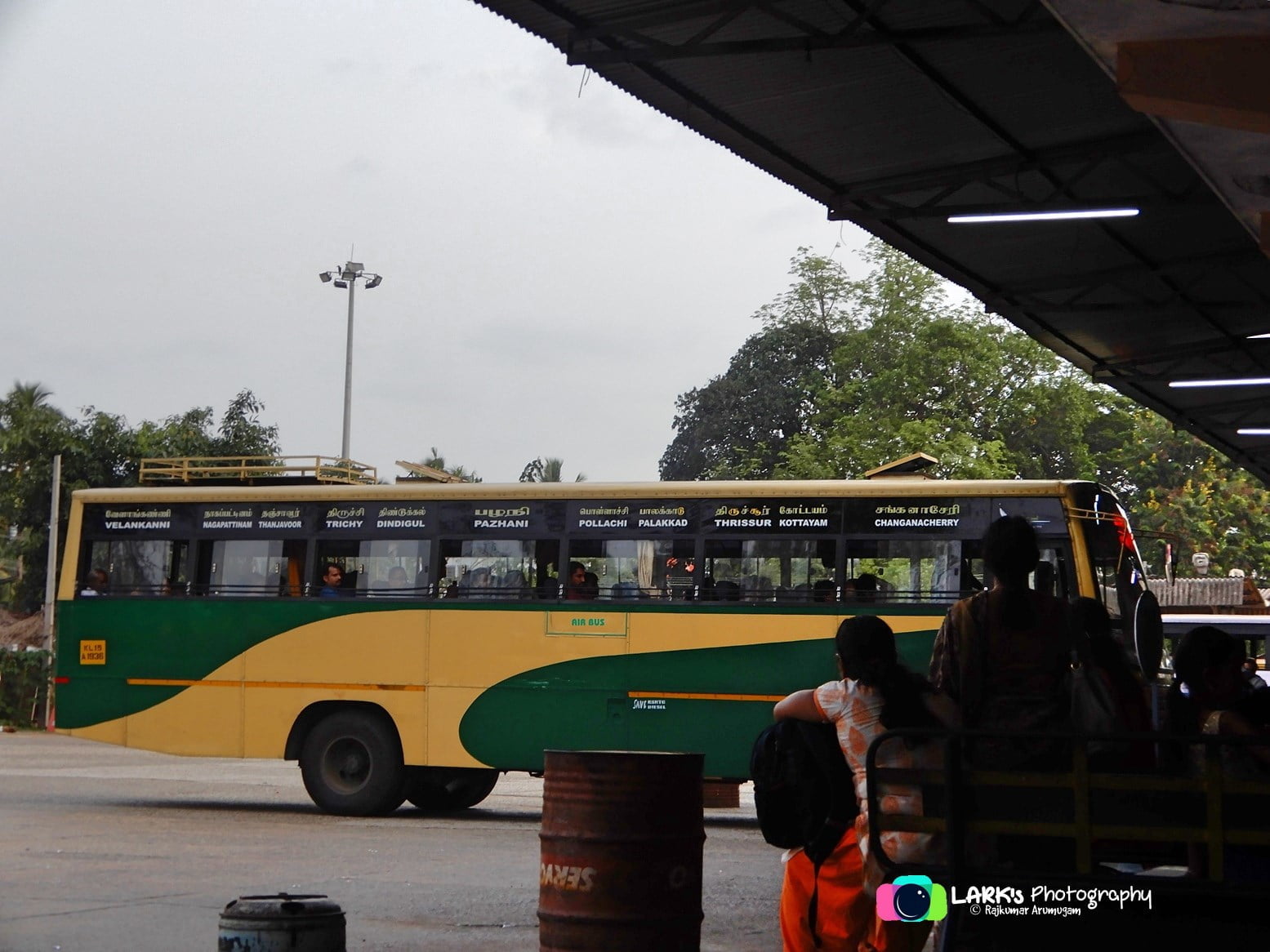 KSRTC ATC 95 Changanassery to Velankanni Bus Timings 