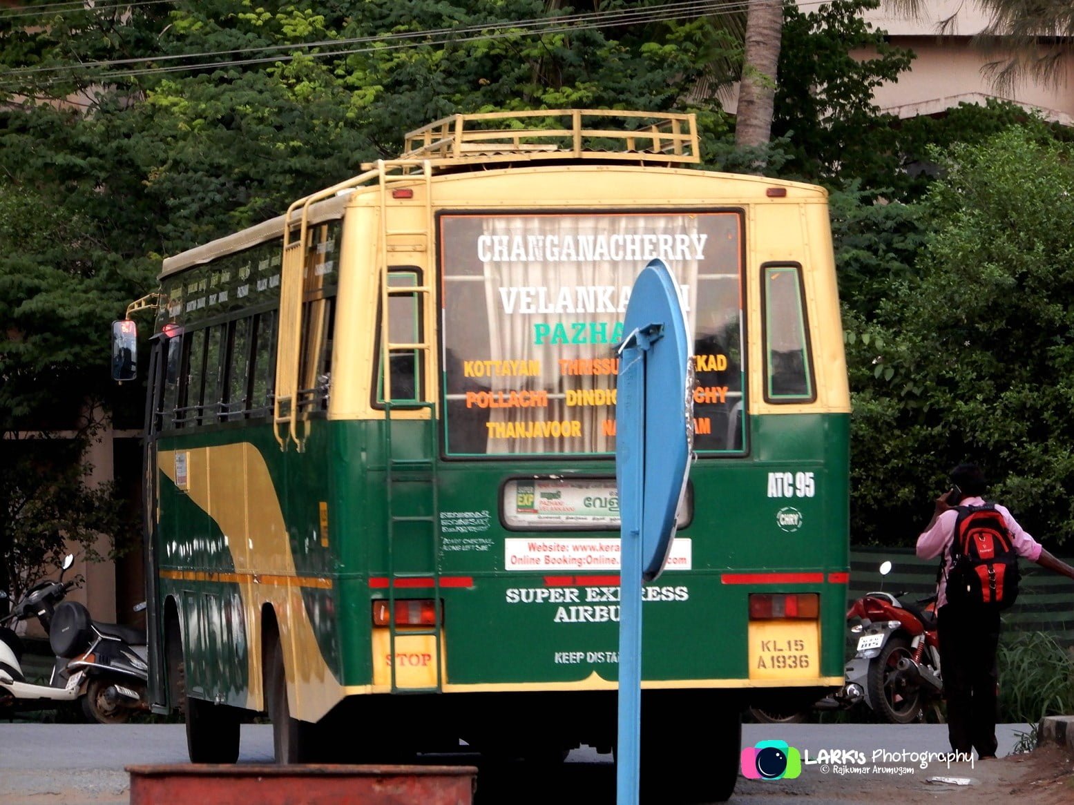 KSRTC ATC 95 Changanassery to Velankanni Bus Timings 