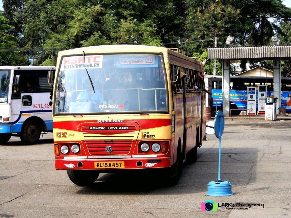 KSRTC RSC 912 Kothamangalam - Thiruvananthapuram Bus Timings