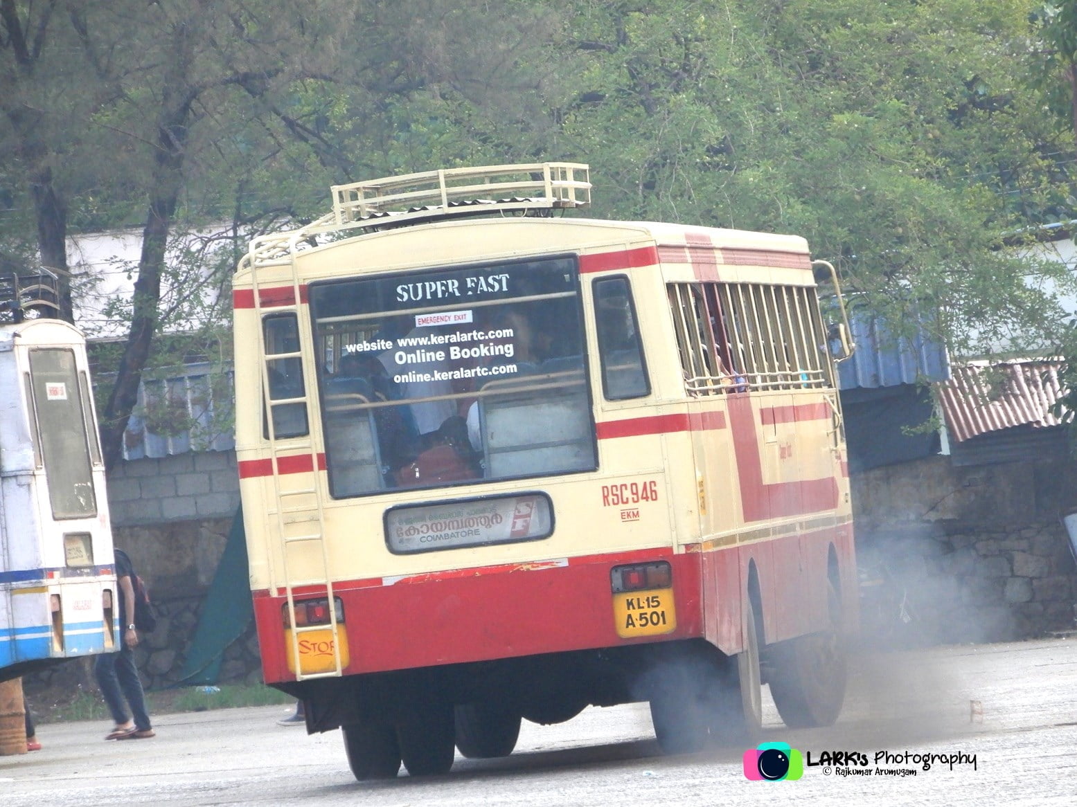 KSRTC RSC 946 Ernakulam to Coimbatore Bus Timings 