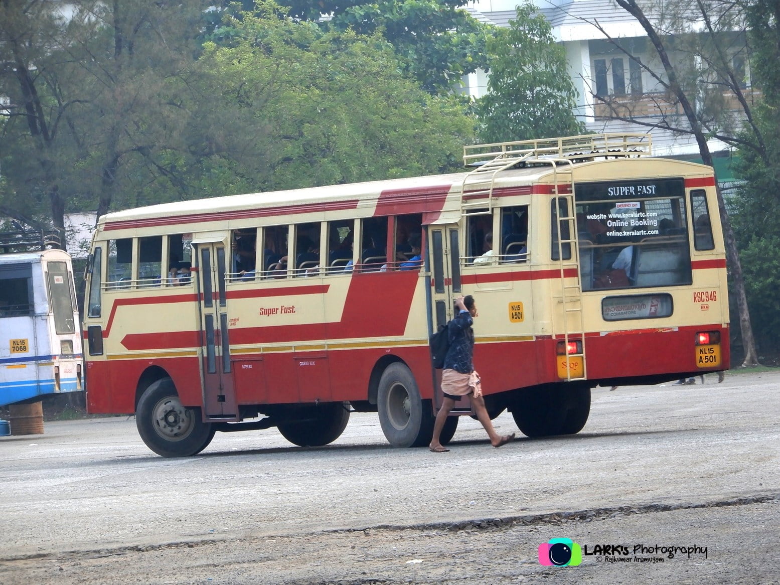 KSRTC RSC 946 Ernakulam to Coimbatore Bus Timings 